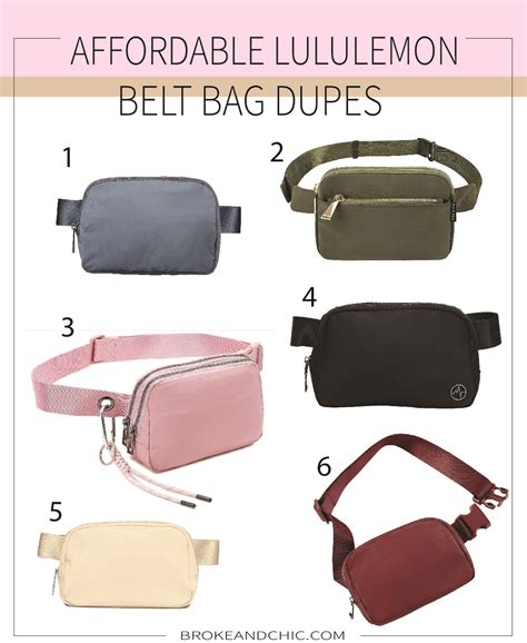 everywhere belt bag lululemon dupe|$19 lululemon bag dupe.